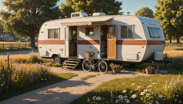 Le charme d'un mobil home en pleine campagne