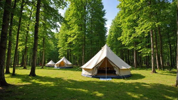 Les meilleurs hébergements de luxe en camping en auvergne