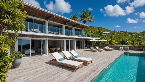 Découvrez les maisons de luxe à louer à saint barthélemy