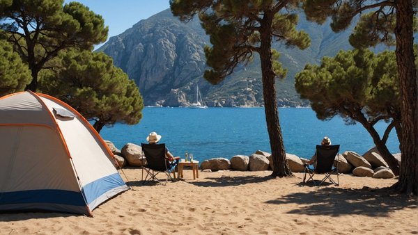 Camping en corse en bord de mer perla di mare : détente assurée